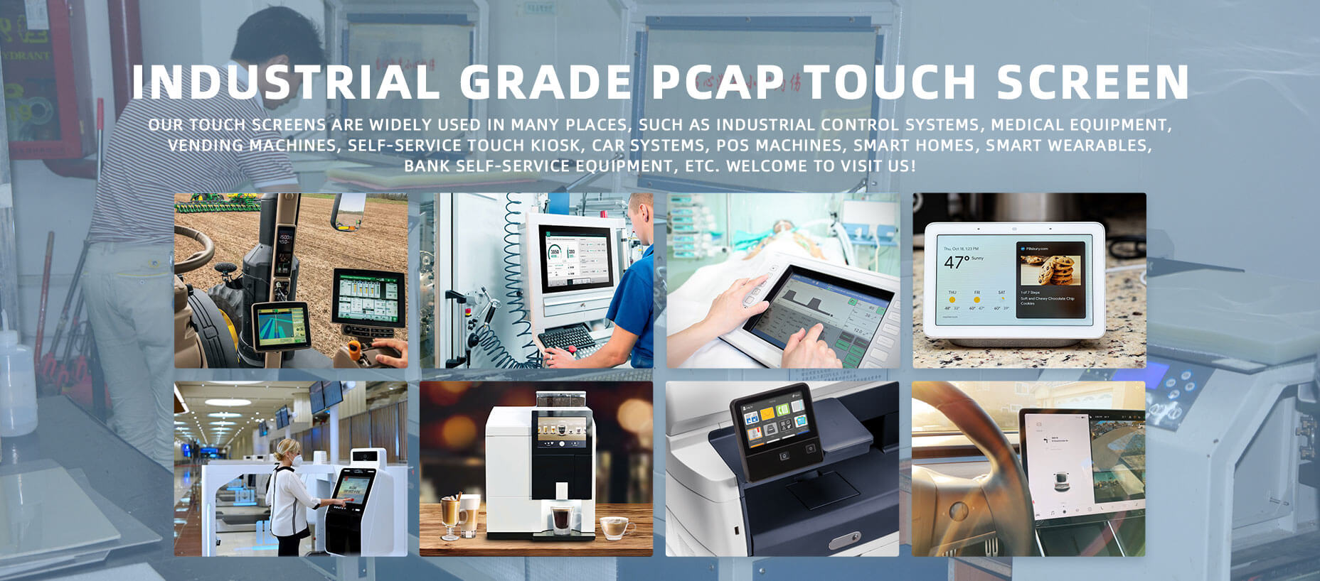 Customized ultrasound equipment touch screen