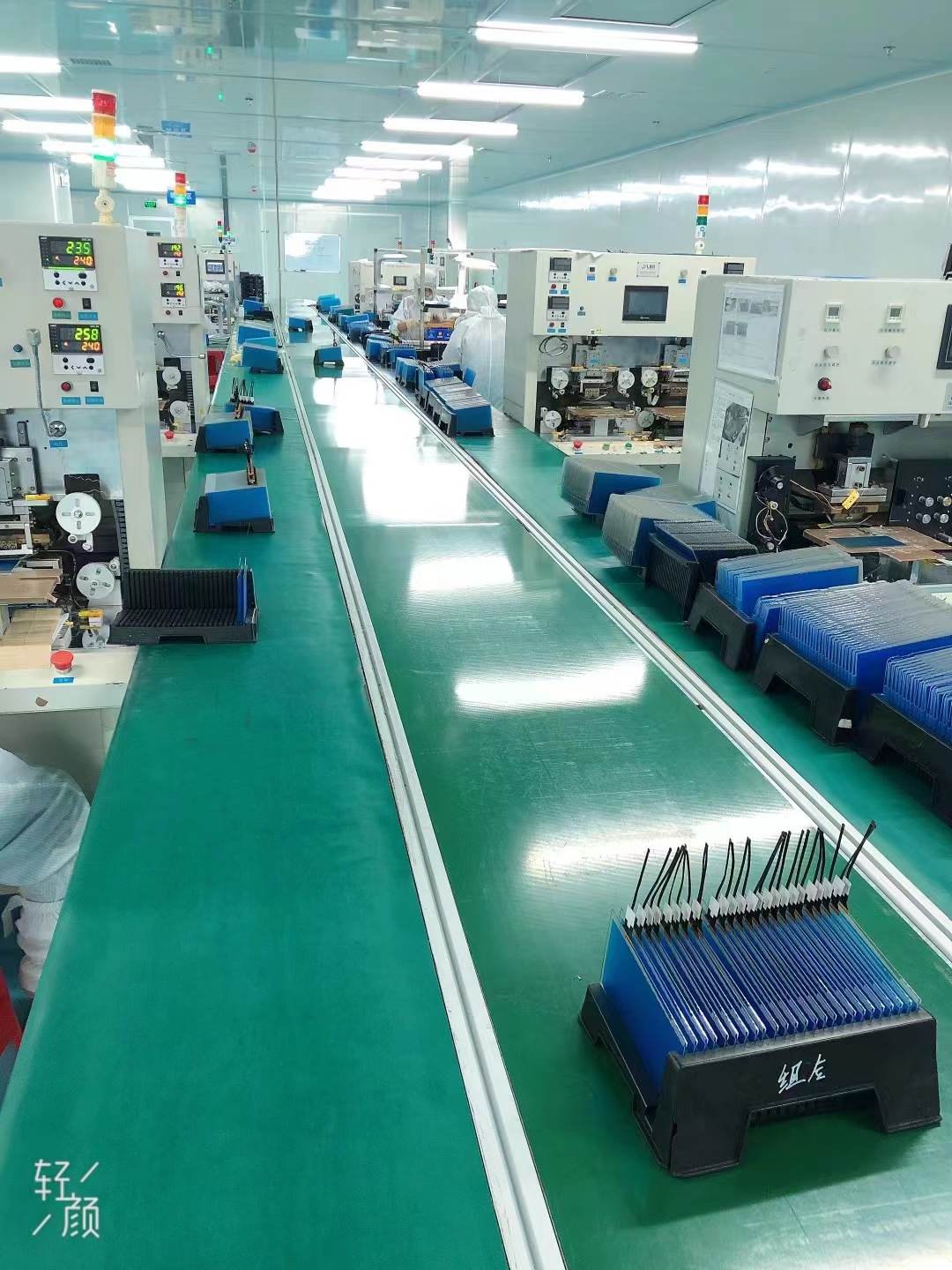 Capacitive touch panel production process
