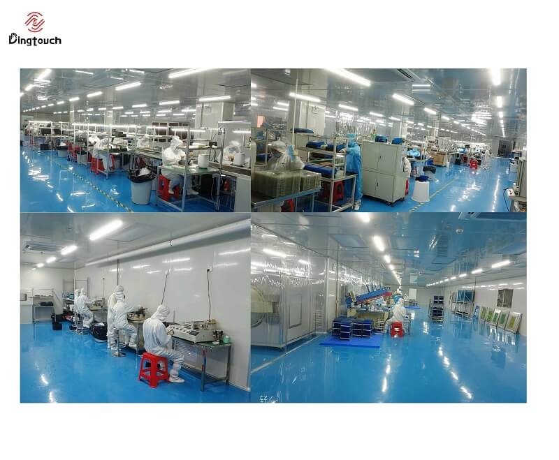 Capacitive touch panel production process