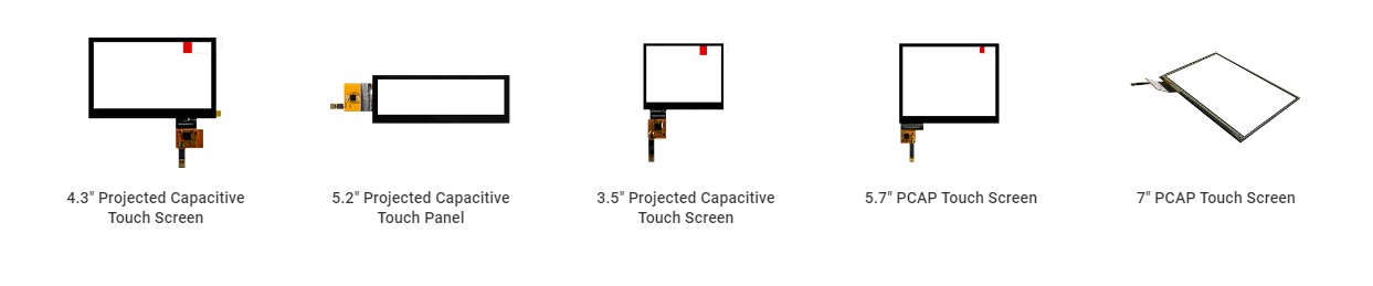 4.3-inch capacitive touch screen