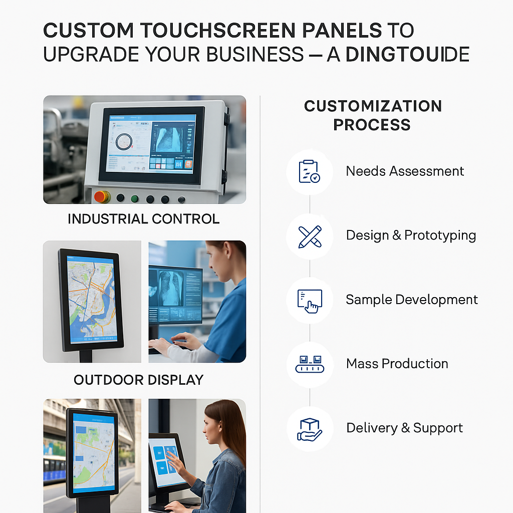 Custom <a href=https://www.szdingtouch.com/new/touchscreen.html target='_blank'>touchscreen</a> Panels to Elevate Your Business – A Professional Guide by DINGTouch
