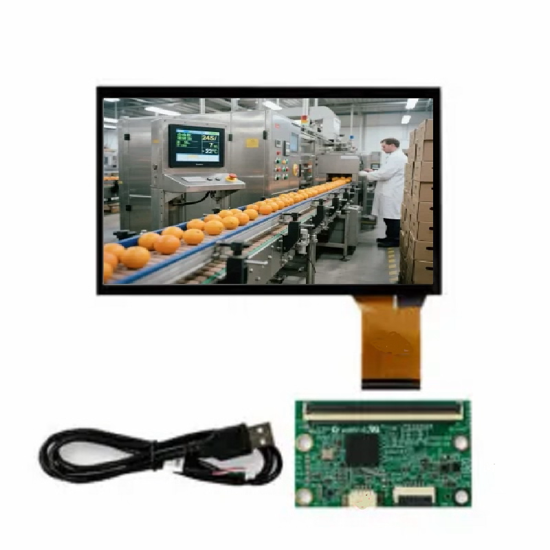 10.1 Inch PCAP Touch Screen with EETI Controller G+G Structure COB Type USB Multi-Touch Display for Industrial and Commercial Applications