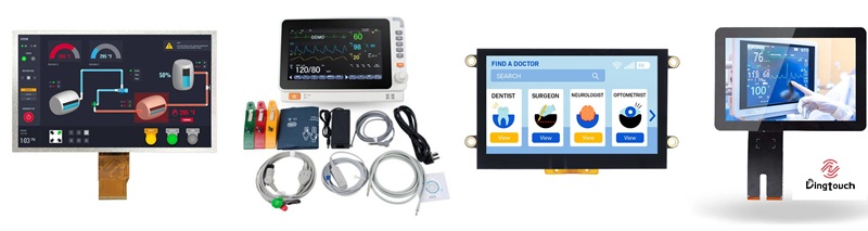10.1 Inch IPS TFT LCD Touch Screen Display with HDMI & VGA Interface – Industrial-Grade Visual Solution by DINGTouch