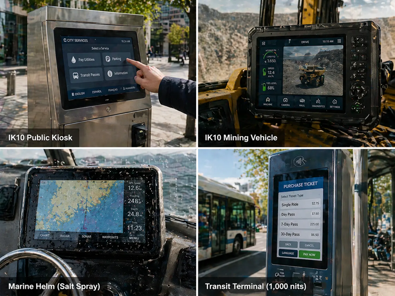 DINGTouch 5 Inch Touch Screen Cover Glass Successfully Meets IEC 62368-1 Standard