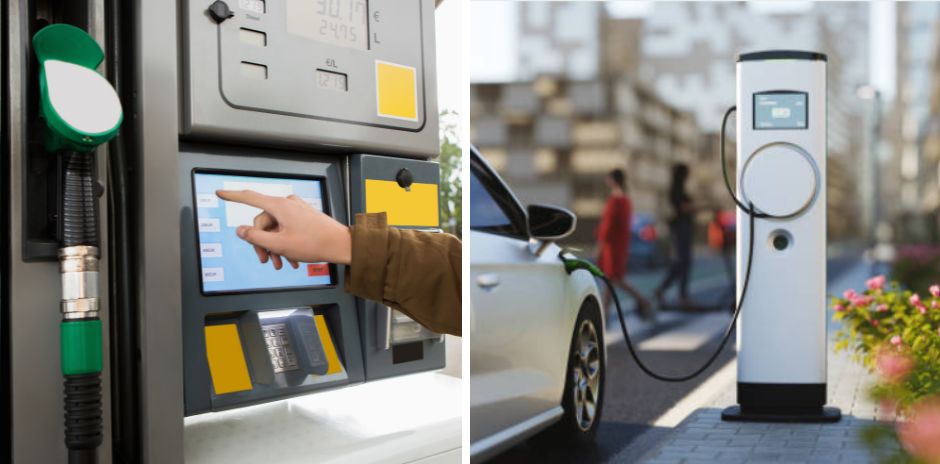 27-Inch Full HD High-Brightness Display for EV Charging Stations and Fuel Dispensers Empowering Outdoor Self-Service Systems with DINGTouch Industrial Display Solutions