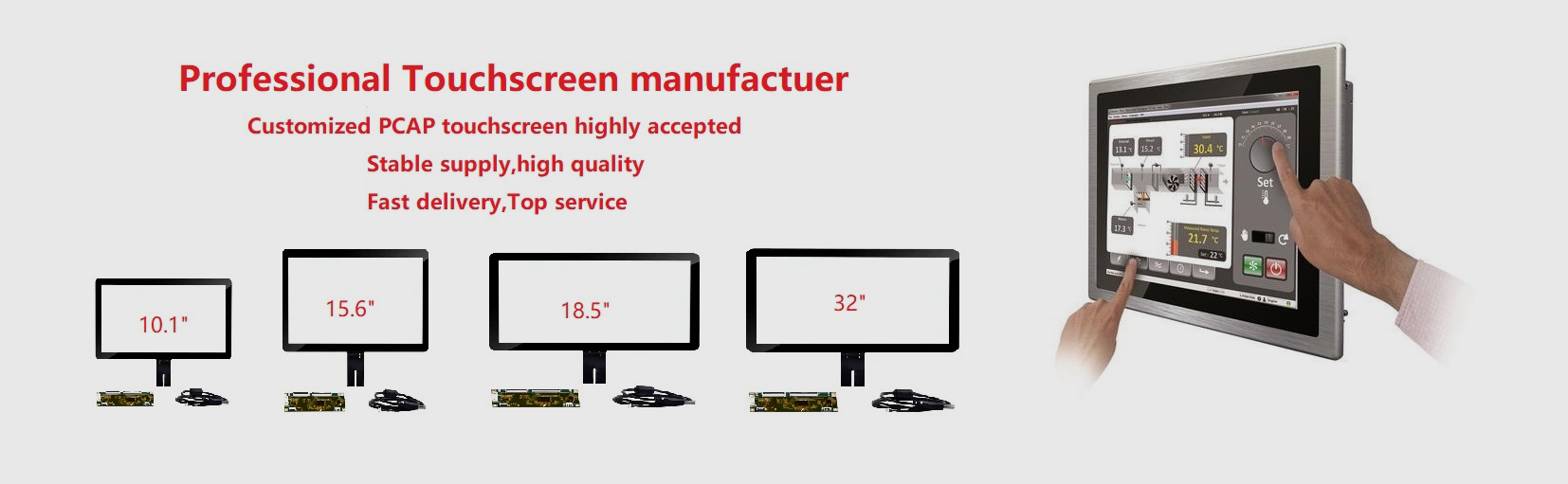 27 inch touch panel multitouch Glass Glass structure I2C USB RS232 interface Industrial Multitouch transparent 16: 9 27 inch touch panel with ILITEK 2510 EETI 3189 Pcap support I2C USB RS232 interface
