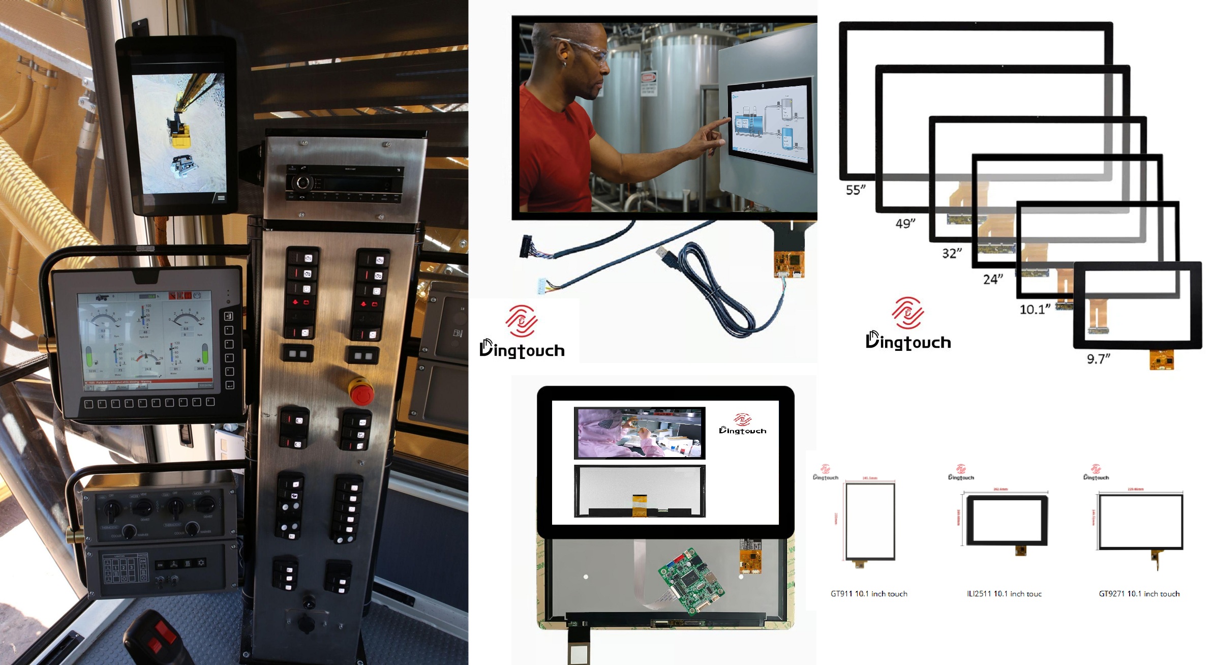 DINGTouch Ultra-Low Temperature <a href=https://www.szdingtouch.com/new/touchscreen.html target='_blank'>touchscreen</a> Technology Reliable Touch Performance Down to -40°C for Extreme Environment Applications