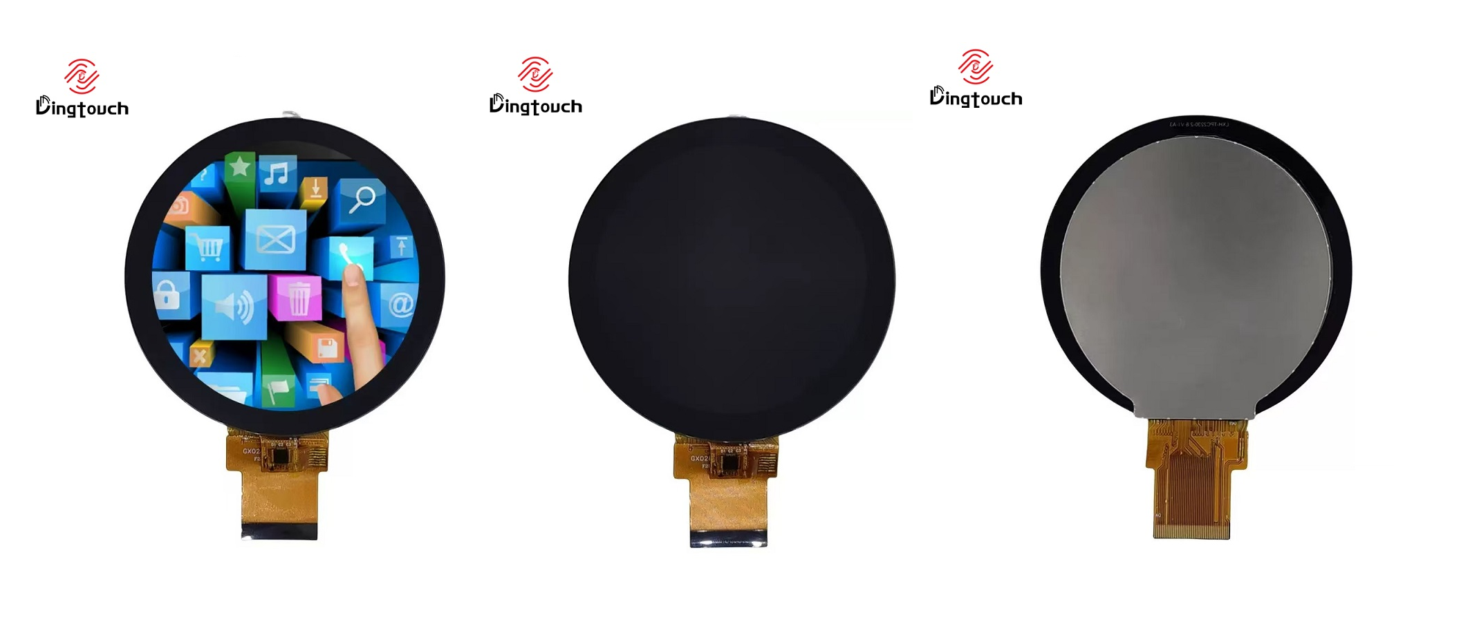 2.8 Inch 480×480 IPS Custom Touch Screen for Industrial, Medical and Smart Device Applications