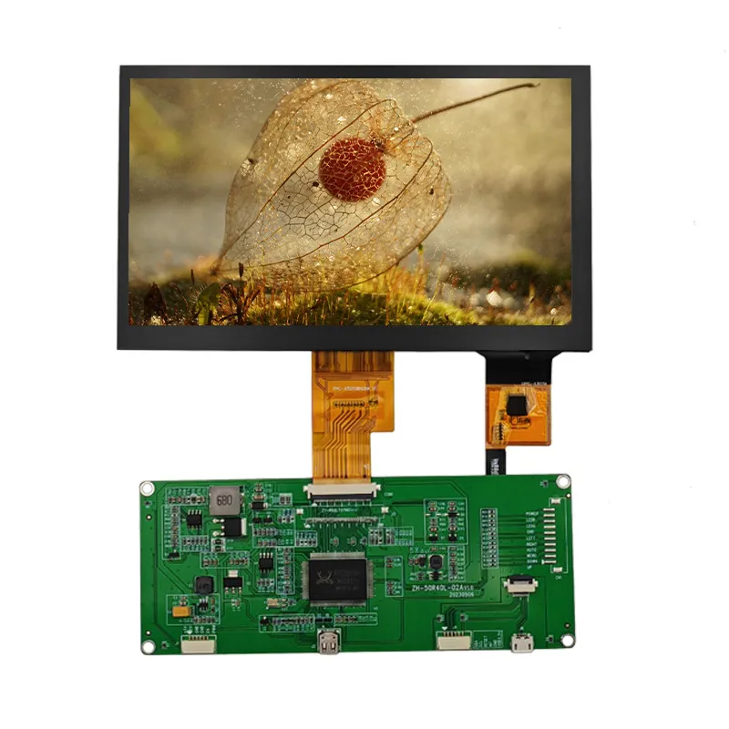 7 Inch Industrial PCAP Touch Display 1024×600 IPS TFT LCD Module with 850 nits High Brightness