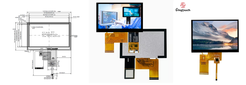 Rugged Industrial PCAP <a href=https://www.szdingtouch.com/new/touchscreen.html target='_blank'>touchscreen</a> Displays | High Brightness, Optical Bonding & Wide Temperature