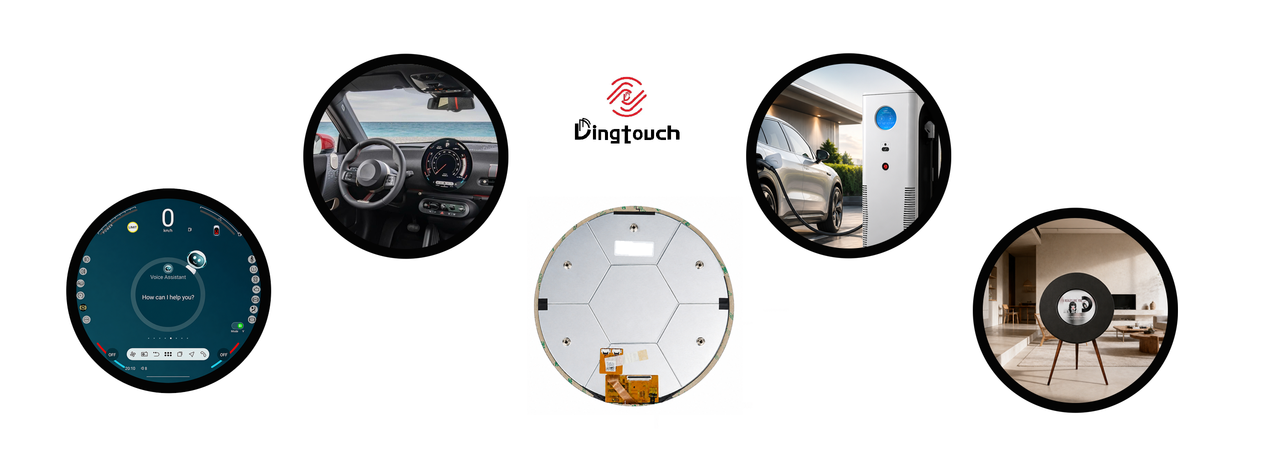 7-Inch Circular TFT Display: 1080×1080 Resolution and 900 nits High Brightness for Next-Generation Smart Interfaces