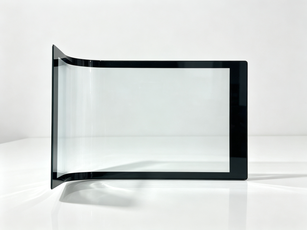 0.55mm Ultra-Thin 3D L-Shaped Cover Glass | DINGTouch
